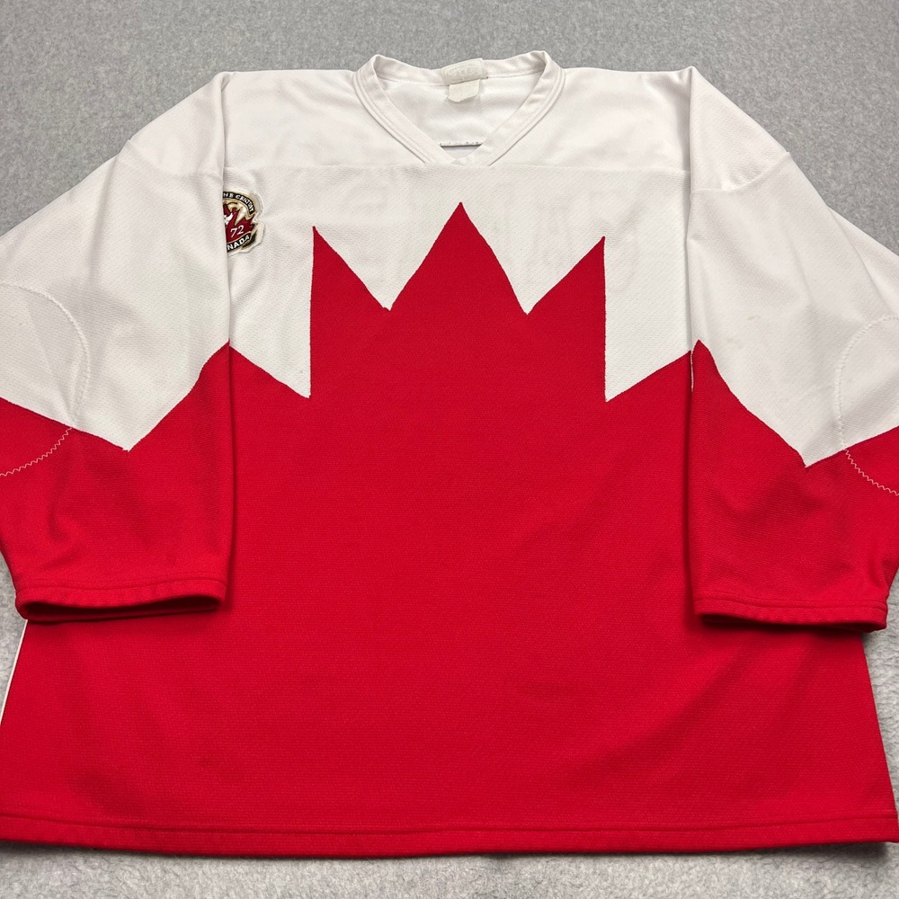 Dream Weaver Team Canada Jersey Men's Xxl White Red 1972 Summit Series Ak V-Neck